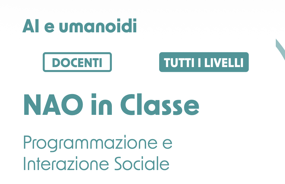 Al e umanoidi - NAO in Classe
