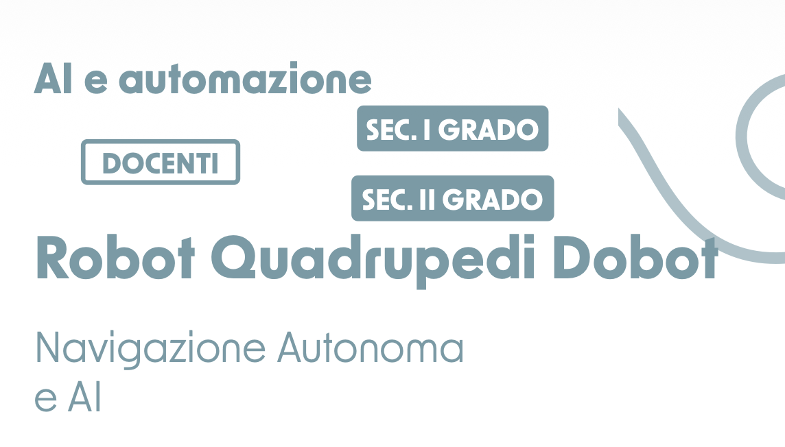 Al e automazione - Robot Quadrupedi Dobot