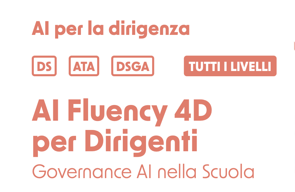 Al per la dirigenza - Al Fluency 4D per Dirigenti